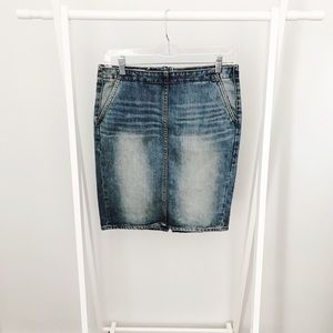 Gap TALL Denim Pencil Skirt